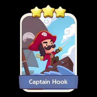 Captain Hook 3⭐ Monopoly Go Sticker