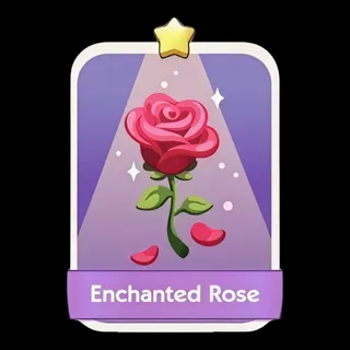 Enchanted Rose 1⭐ Monopoly Go Sticker