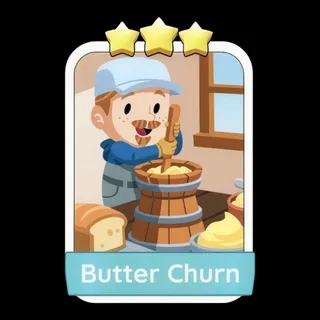 Butter Churn 3⭐ Monopoly Go Sticker