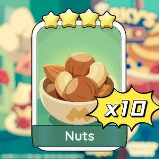 x10 Nuts Monopoly Go