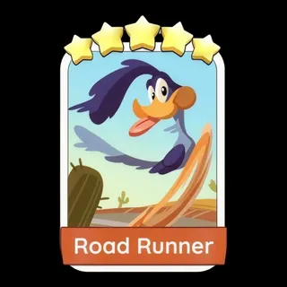 Road Runner 5⭐ Monopoly Go Sticker