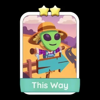 This Way 2⭐ Monopoly Go Sticker