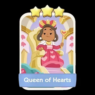 Queen of Hearts 3⭐ Monopoly Go Sticker