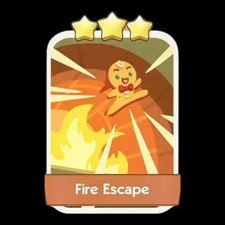 Fire Escape 3⭐ Monopoly Go Sticker