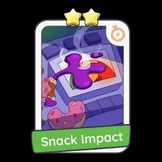 Snack Impact 2⭐ Bonus Set Monopoly Go Sticker