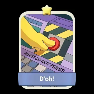 D'oh! 1⭐ Monopoly Go Sticker