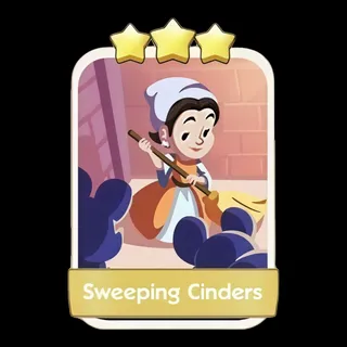 Sweeping Cinders 3⭐ Monopoly Go Sticker