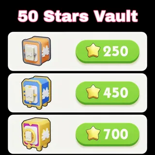 50 Star Vault Monopoly Go