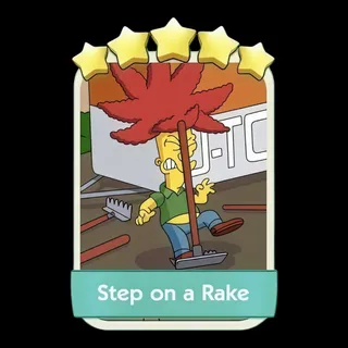Step on a Rake 5⭐ Monopoly Go Sticker