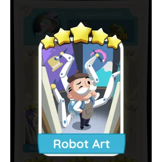 Robot Art Monopoly GO