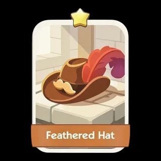 Feathered Hat 1⭐ Monopoly Go Sticker
