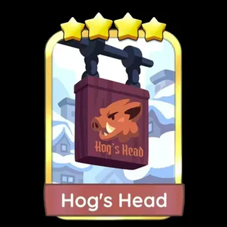 Hog's Head 4⭐ Gold Sticker Monopoly Go Golden Blitz