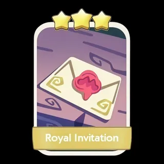 Royal Invitation 3⭐ Monopoly Go Sticker