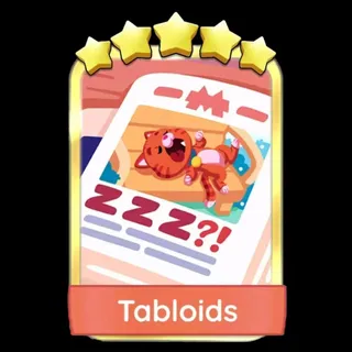 Tabloids 5⭐ Gold Sticker Monopoly Go Golden Blitz