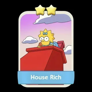 House Rich 2⭐ Monopoly Go Sticker