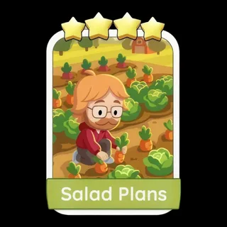 Salad Plans 4⭐ Monopoly Go Sticker