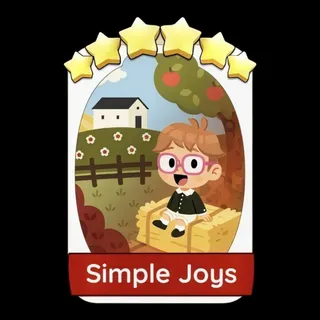 Simple Joys 6⭐ Monopoly Go Sticker