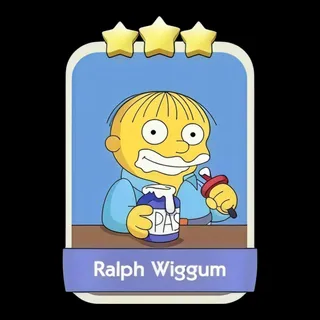 Ralph Wiggum 3⭐ Monopoly Go Sticker