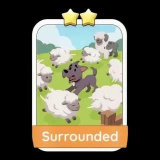 Surrounded 2⭐ Monopoly Go Sticker