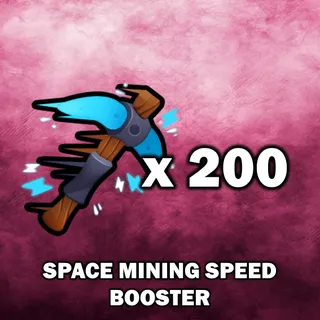 Space Mining Speed Booster