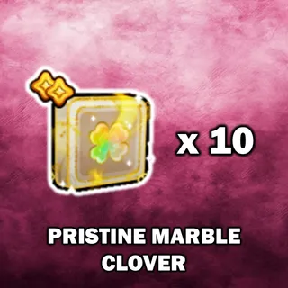 Pristine Marble Clover