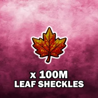 100M Leaf Sheckles