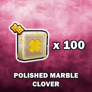 Polished Marble Clover