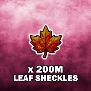 200M Leaf Sheckles
