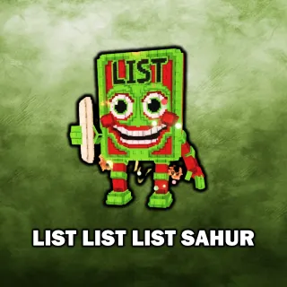 List List List Sahur