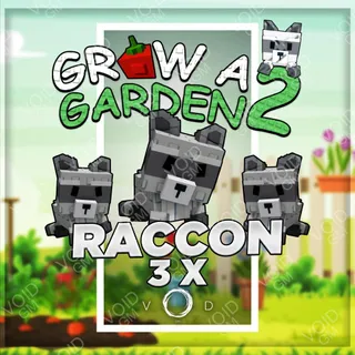 Grow a Garden 2 - Raccoon x3