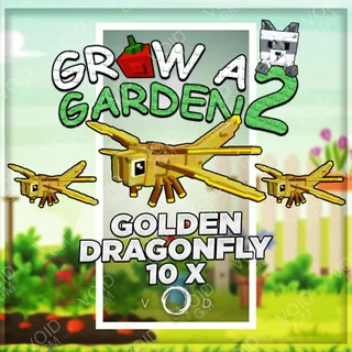 Grow a Garden 2 - Golden Dragonfly 10x