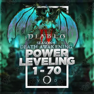 Diablo 4 Season 14 - Power Leveling 1-70
