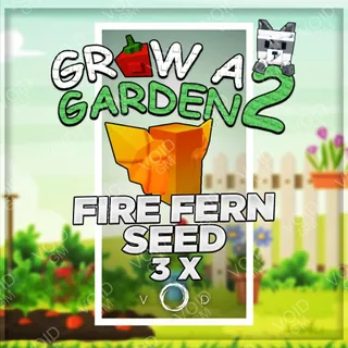 Grow a Garden 2 - Fire Fern Seed 3x