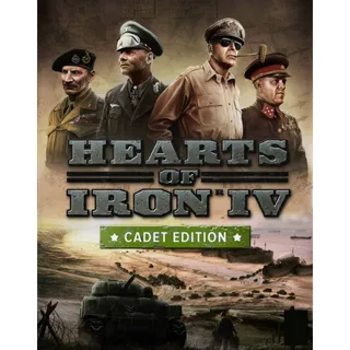 Hearts of Iron IV: Cadet Edition Steam Key GLOBAL