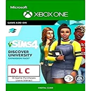 The Sims 4  Discover University (DLC)  Xbox One/Series X|S  - USA / Canada / UK Key