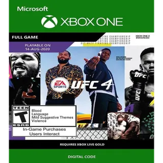 EA SPORTS UFC 4  Xbox One / Series X|S - US / Canada / UK KEY