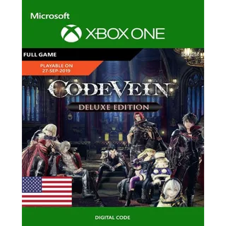 Code Vein  Deluxe Edition  Xbox One / Series X|S - US KEY