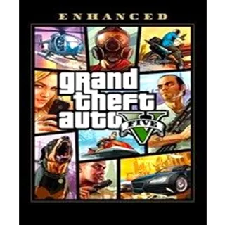 Grand Theft Auto V Enhanced + Great White Shark Card Bundle   Rockstar Key GLOBAL