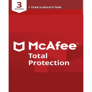 McAfee Total Protection 3 Device 1 Year  - GLOBAL KEY