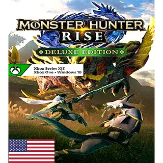 Monster Hunter Rise Deluxe Edition Xbox One / PC  - US KEY