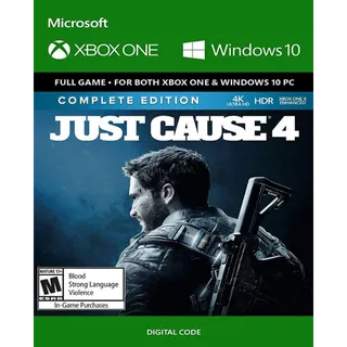Just Cause 4  Complete Edition  Xbox One / Series X|S  Key USA  UK  Canada