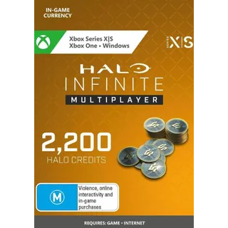 Halo Infinite 2,200 Halo Credits Xbox One / Series X|S / PC - US / Canada / UK KEY