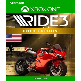 RIDE 3 - Gold Edition  Xbox One / Series X|S - US KEY