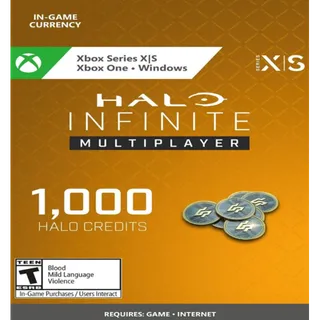  Halo Infinite 1000 Halo Credits Xbox One / Series X|S / PC  -  US / Canada / UK KEY
