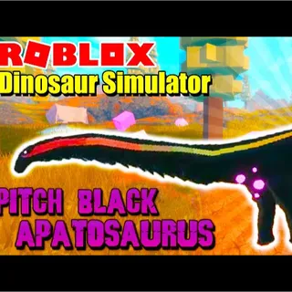 Pitch Black Apatosaurus