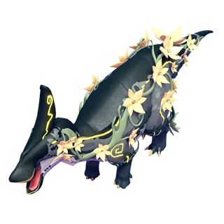 Gold Lily Saurolophus