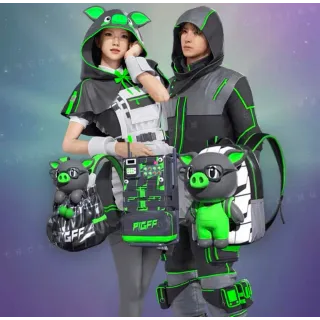 PUBG PIGFF TACTICAL FULL SET WEAPONS SKINS AND BACKPACKS