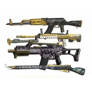 PUBG| steam pc |Lunar weapon |  AKM , QBU , G36C , Mosin-Nagant 