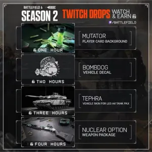 Battlefield 6  BF6  Twitch drops everything on the pic 