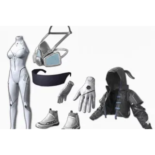  Pubg Moon Rabbit Bundle Fullset ( Jacket , shoes , Skirt and gloves, Masks and Google's )